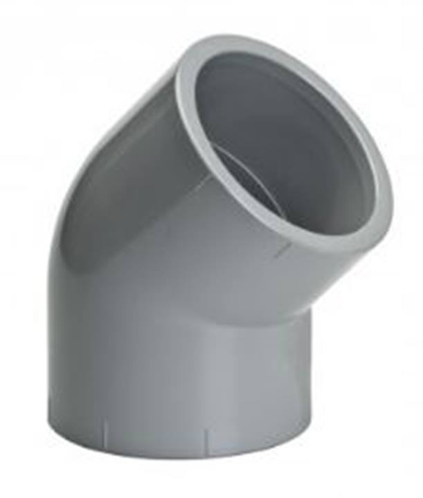 VDL PVC-C knie 45° PN16