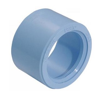 Girair PVC verloopring 2x lijm blauw