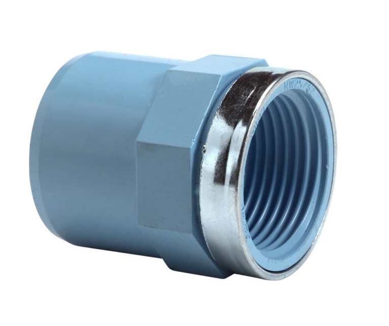 Girair PVC schroefbus lijm x bi.dr. blauw