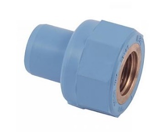 Girair PVC schroefbus lijm x messing bi.dr.