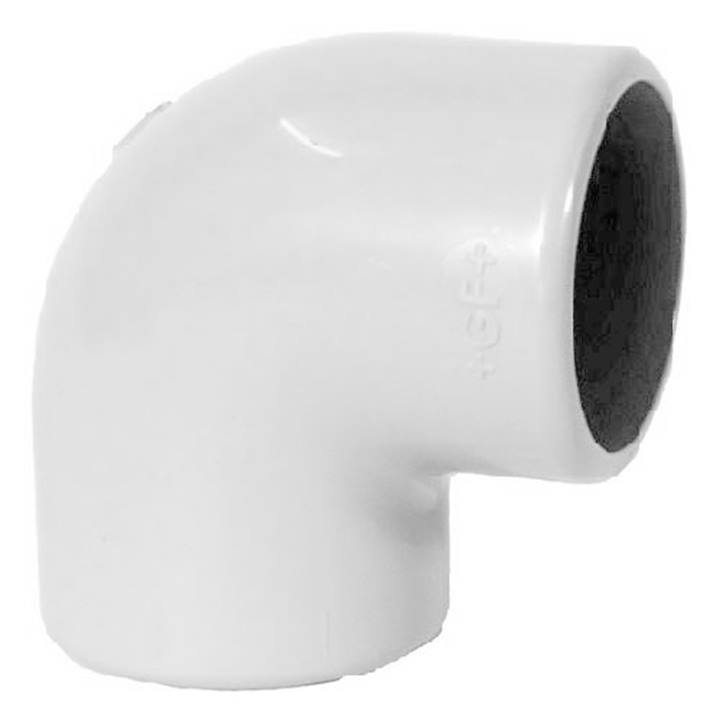 +GF+ PVC-C knie grijs 90° PN16