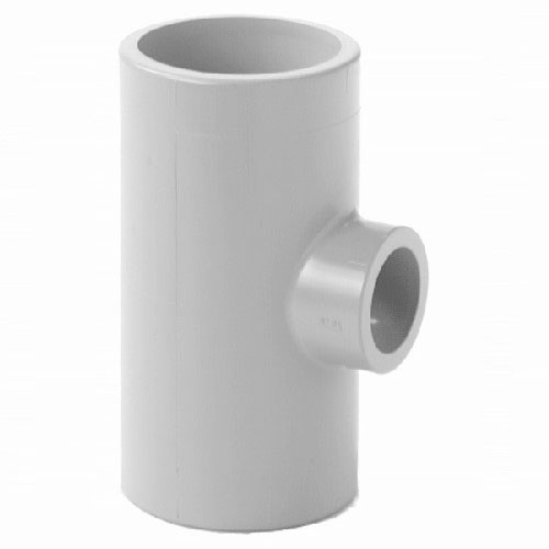 +GF+ PVC-C verloop T-stuk grijs 90° PN16