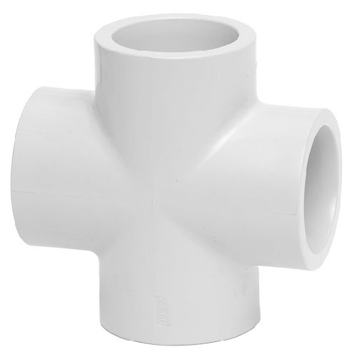 +GF+ PVC-C kruisstuk grijs 90° PN16