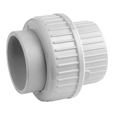 +GF+ PVC-C FKM 3/3 koppeling 2x lijm grijs PN16