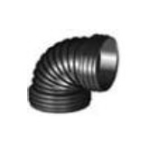 Magnum bocht 90° 2x mof excl. rubberring