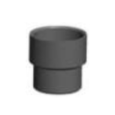 Magnum overgang naar PVC / PP / PE buis