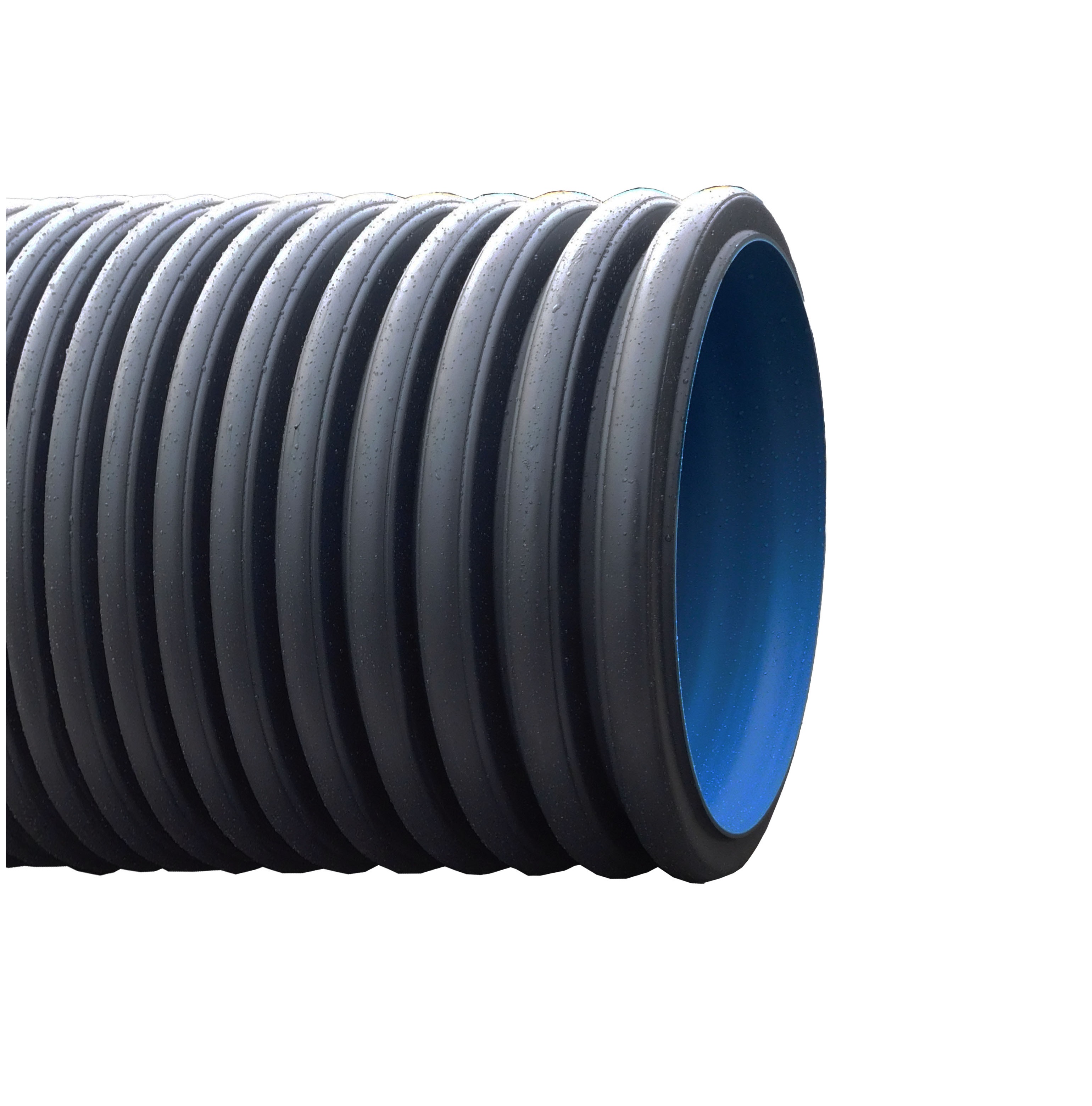 HDPE duikerbuis Magnum Zwart L=6,25 incl. mof en rubberring