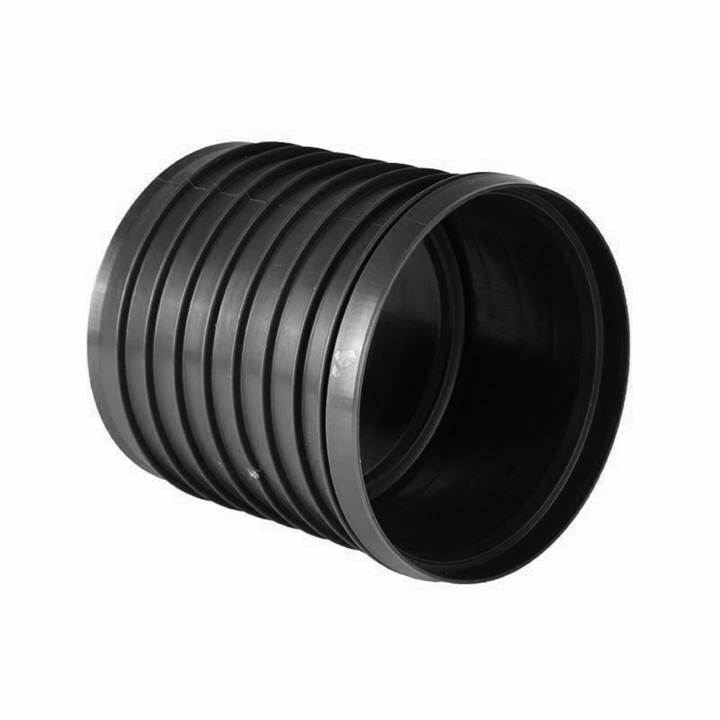 Pipelife Pragma PP steekmof Zwart SN8 excl. rubberringen