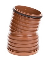 Pipelife Pragma Bocht 15° SN8 man/spie incl. rubberring