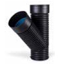 Magnum PE T-stuk 45° 2x mof / 1x spie excl. rubber ring