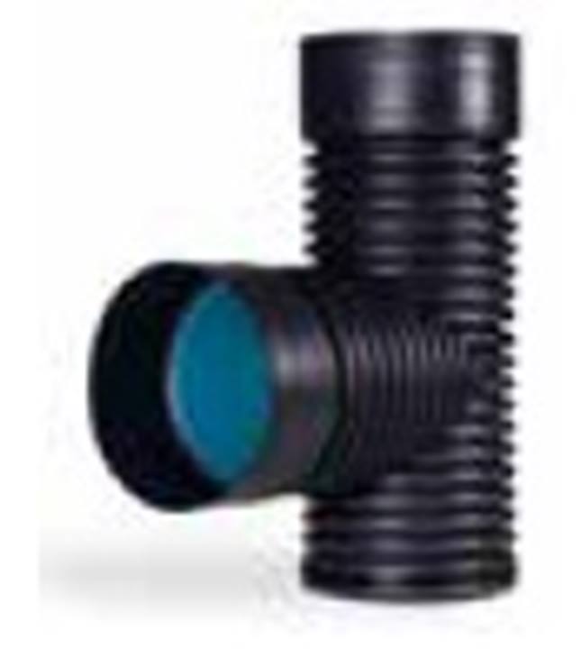 Magnum PE T-stuk 90° 2x mof / 1x spie excl. rubber ring