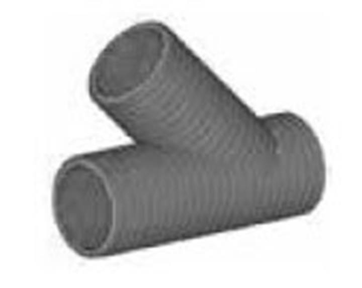 Megapipe PP T-stuk 45° 3 x spie