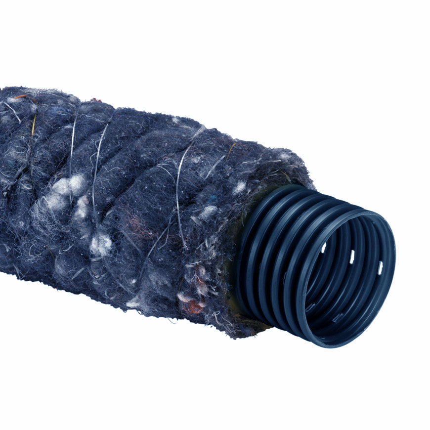 PE drainagebuis met PP-700 omwikkeling