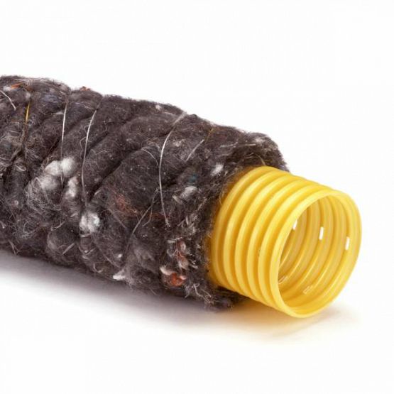 PVC drainagebuis met PP-450 omwikkeling