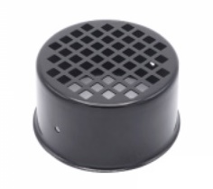 Stalen beluchtingskap met rooster