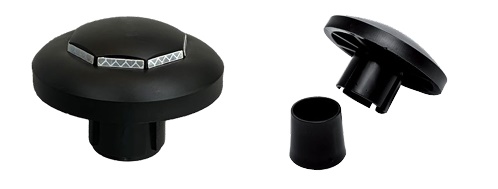 PP Parkeer- / Markeerdoppen zwart