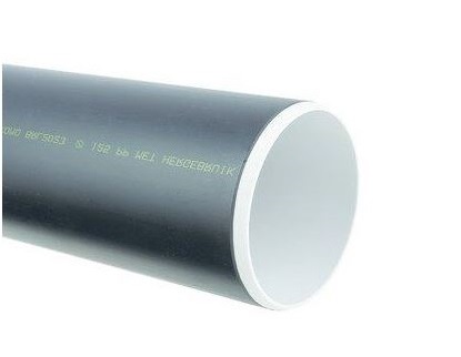 Dyka PP afvoerbuis zwart Komo