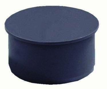 Dyka PP afvoer afsluitkap zwart spie