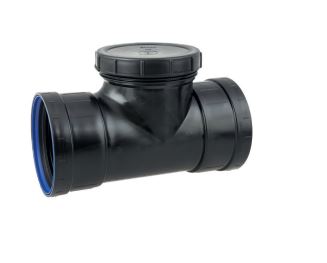 Dyka PP afvoer ontstoDyka PPingsstuk zwart 2x man