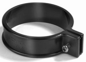 Dyka PVC ophangbeugel zwart