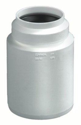 Dyka PP afvoer verloopring wit concentrisch