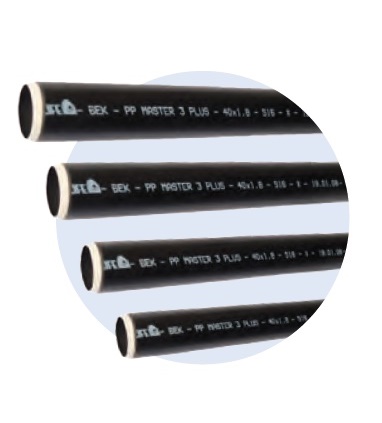 Pipelife PP Master 3 plus geluidsarm, PP buis L=5 glad