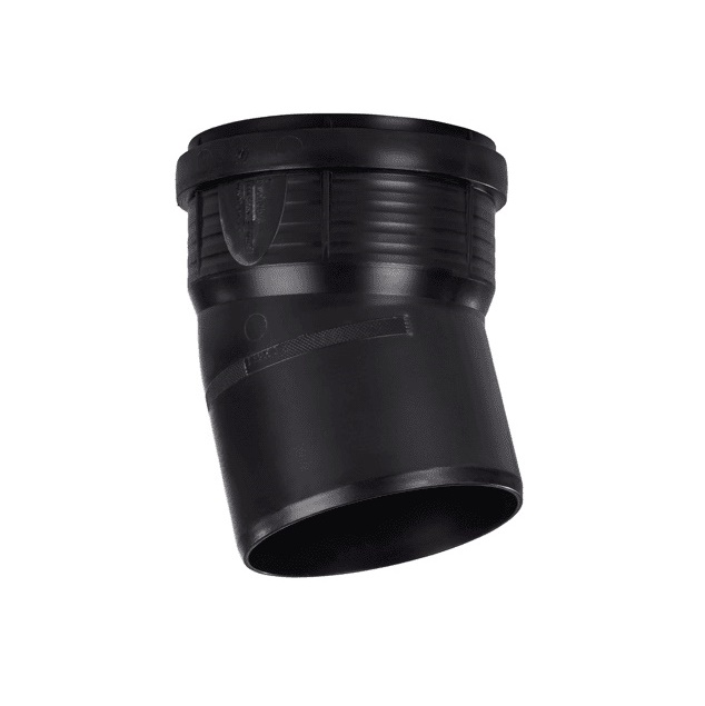 Pipelife PP Master 3 plus geluidsarm, PP bocht 15° manchet/spie