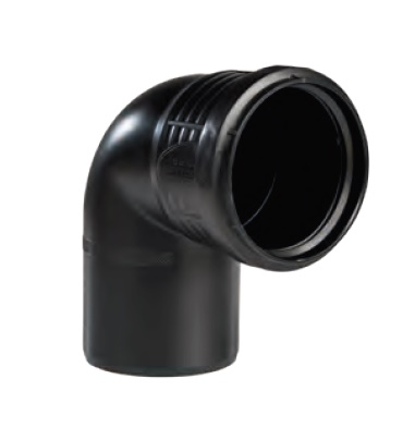 Pipelife PP Master 3 plus geluidsarm, PP bocht 87° manchet/spie