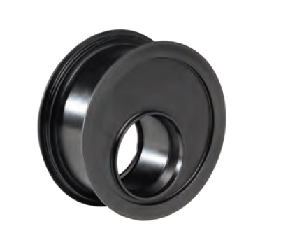 Pipelife Masterfit PP inwendige verloopring dikwandig, zwart exc.