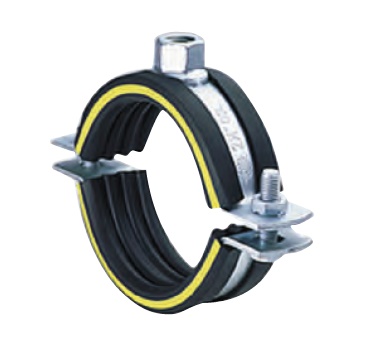 Pipelife PP Master 3 plus geluidsarm, 2-delige verzinkte beugel met inlage M8