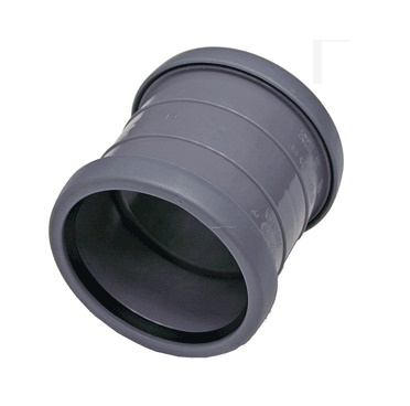 Pipelife Topfit PP steekmof 2xmanchet grijs