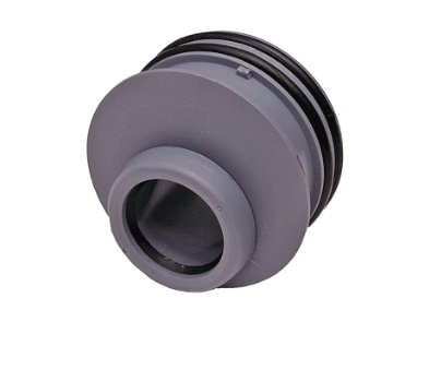 Pipelife Topfit PP verloopring exc. manchet/verj. grijs