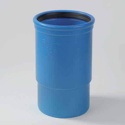 Dyka Sono inbouwmof blauw manchet/spie