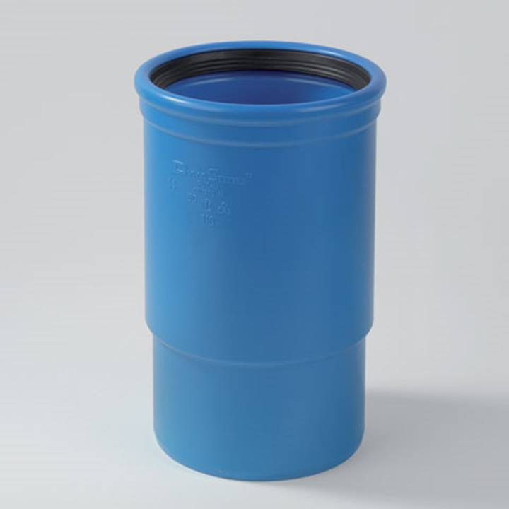 Dyka Sono inbouwmof blauw manchet/spie