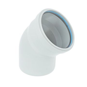 Dyka Solydo PP bocht SN8 grijs 45° 1MV