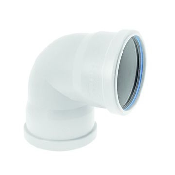 Dyka Solydo PP bocht SN8 grijs 90° 2MV