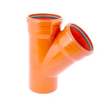 Dyka Solydo PP verloop T-stuk SN8 RBR 45° 2MV