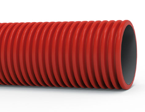 HDPE kabelbescherming rood op lengte