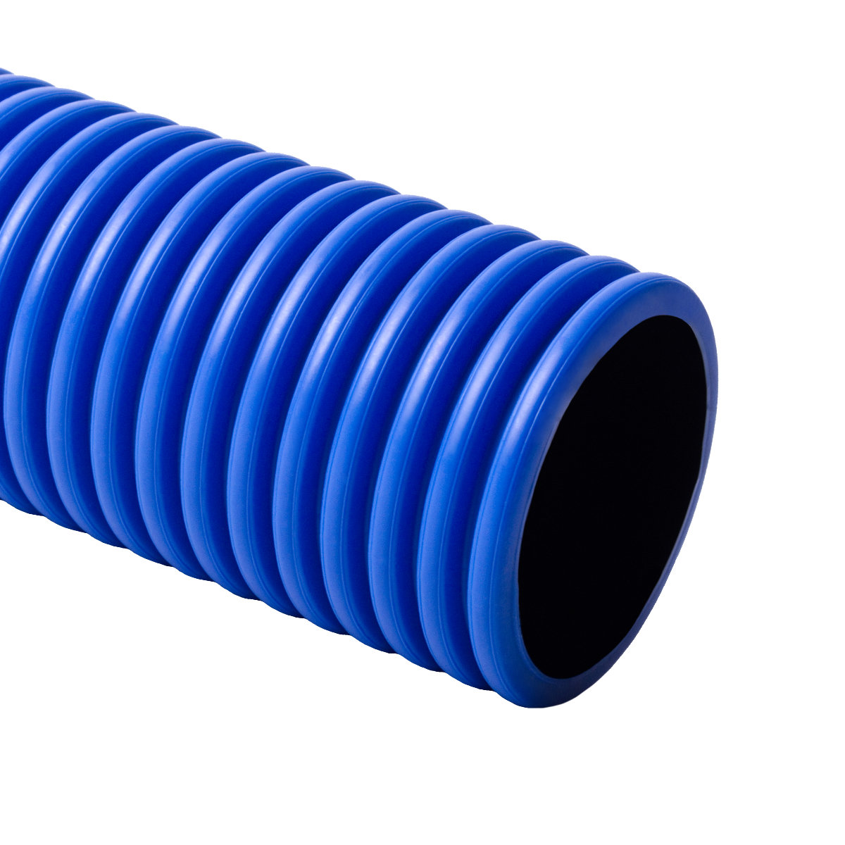 HDPE kabelbescherming blauw op rol