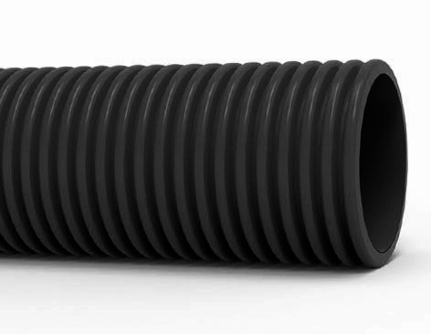 HDPE kabelbescherming zwart op lengte