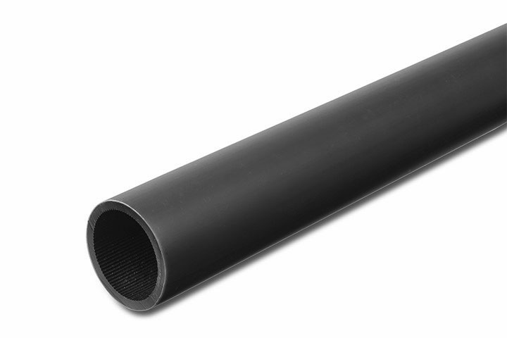 HDPE glasvezelbuis zwart op rol