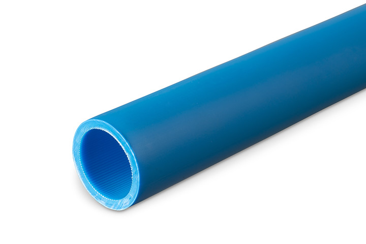HDPE glasvezelbuis blauw op rol