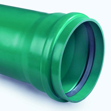 PVC rioolbuis groen SN8 manchet L=5