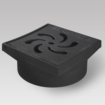 Duborain gietijzeren straatkolkkop