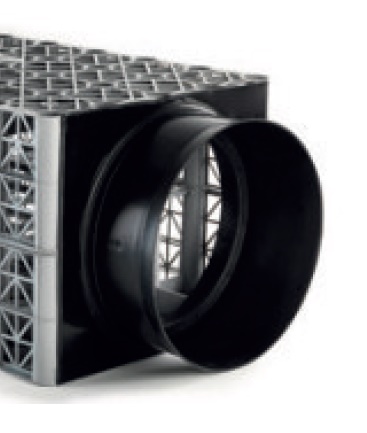 Polystorm aansluitplaat