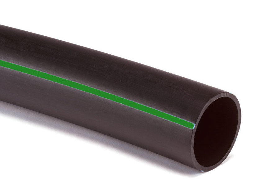 HDPE beregeningsbuis SDR17 met groene streep