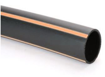 PE100 (HDPE) Gastec buis zwart/oranje SDR11