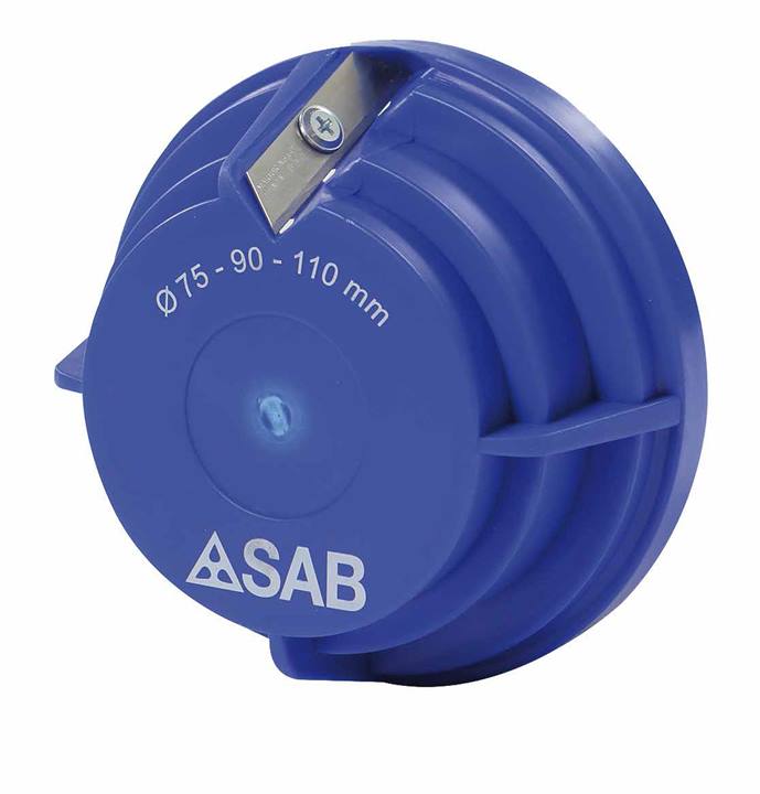 Pe afbramer / afschuiner 75-110mm blauw SAB