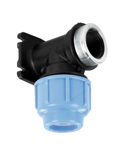 PE knel muurplaat met bi.dr. Kiwa