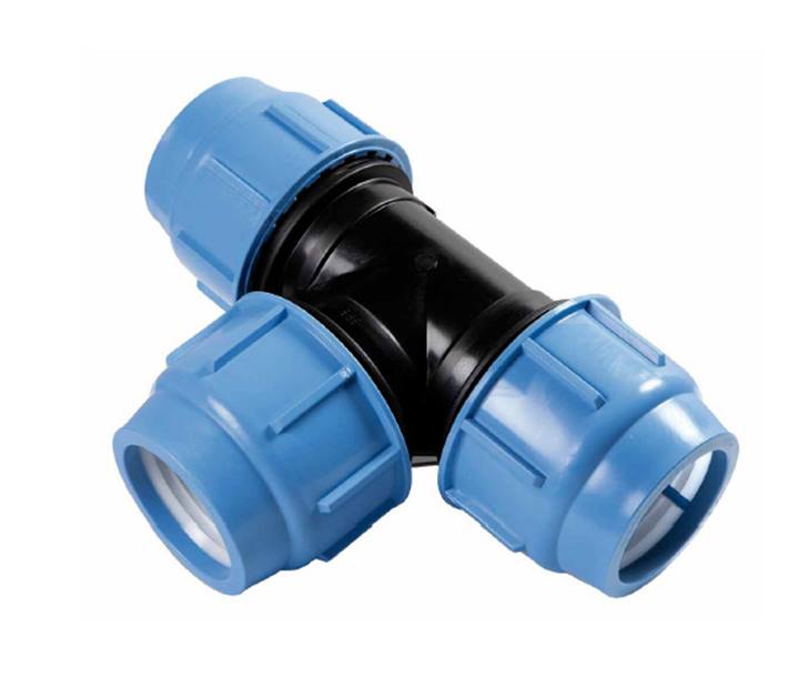 PE knel T-stuk 90° Kiwa
